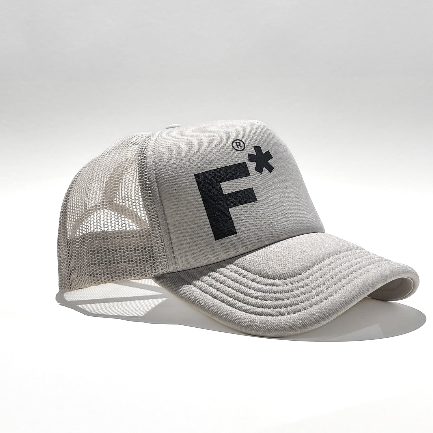 Frost Trucker Hat — Bone