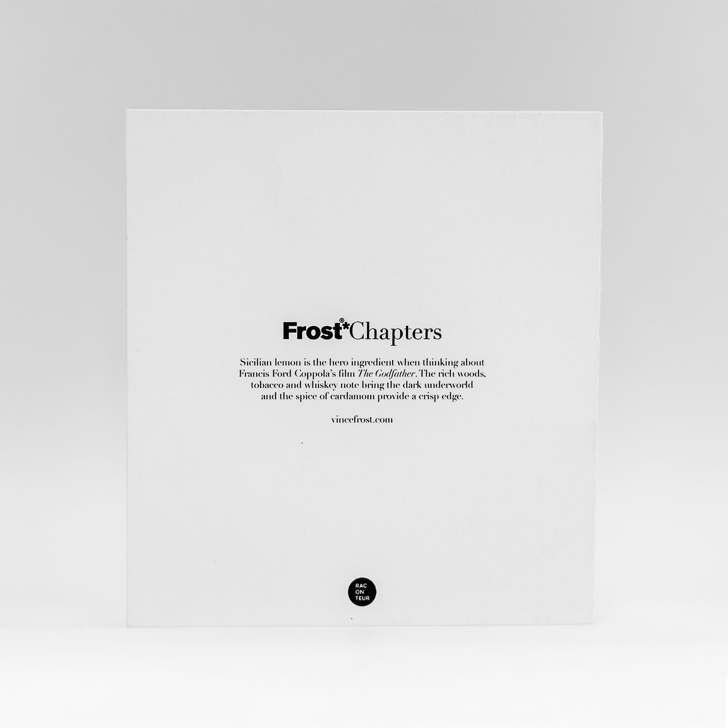 Frost*Chapters Card: Film