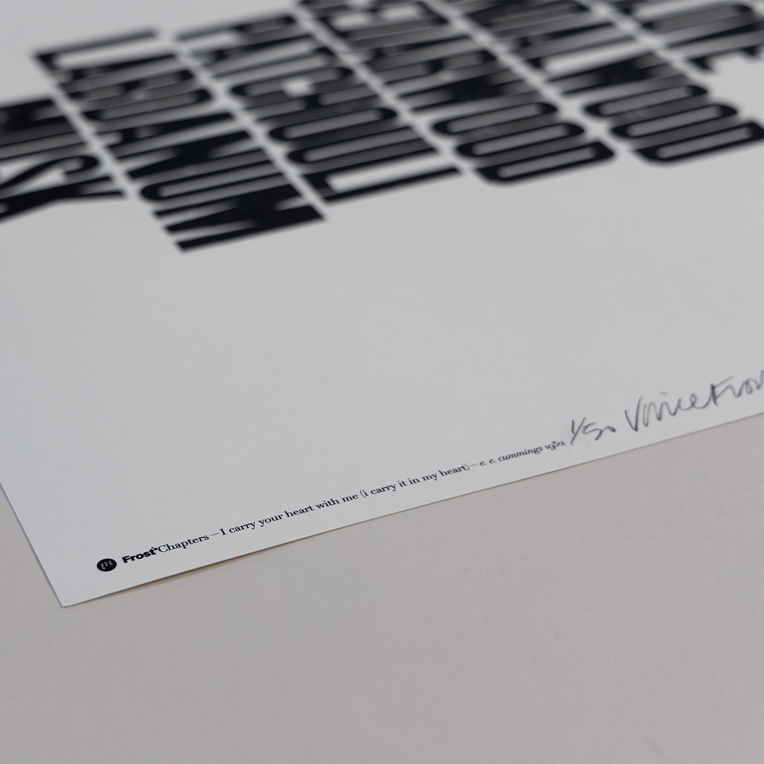 Frost*Chapters Poster Edition: Poetry